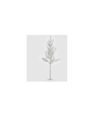 Albero artificiale manzanite innevata con base h. 260 cm col. bianco