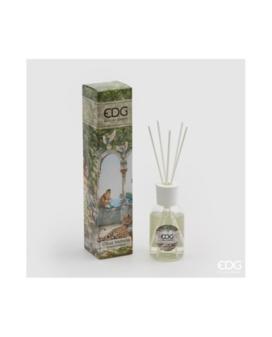 Profumatore in bottiglia 100 ml con bastoncini essenza: citrus verbena