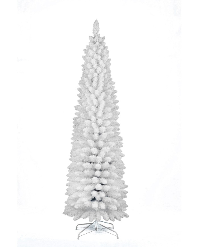 Albero bianco artificiale Penicel floccato h. 180 numero rami 326