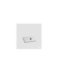 Portacandele specchio quadrato. misure: 25x25 cm col. argento