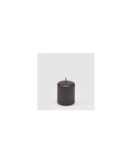 Candela classica moccolo h. 7.5 cm diam. 6 col. nero. durata: 28 ore