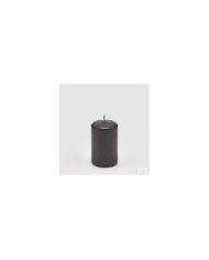 Candela classica moccolo h. 10 cm diam. 6 cm col. nero. durata: 32 ore