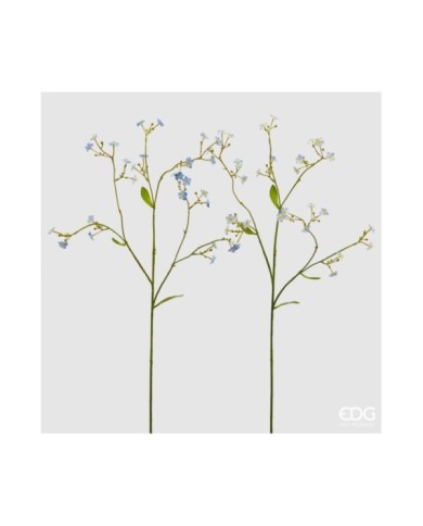 Ramo di gypsophila. h. 70 cm colore blu chiaro