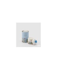 Candela Botanika con vaso in ceramica h. 13 diametro 8 profumazione: te verde/bacche.