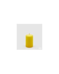 Candela moccolo classica h. 10 cm diametro 6 durata 32 ore. col. giallo.