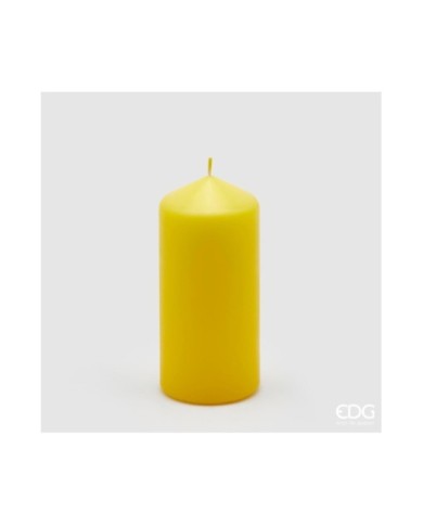 Candela classica moccolo h.15 cm diametro 8 cm durata: 60 ore col. giallo.