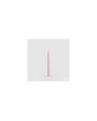 Candela stelo Twist. h. 23 col. rosa.