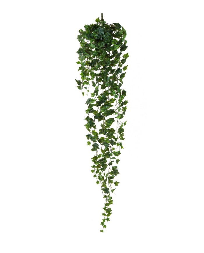 Edera pendente con 423 foglie. artificiale. 180 col. verde