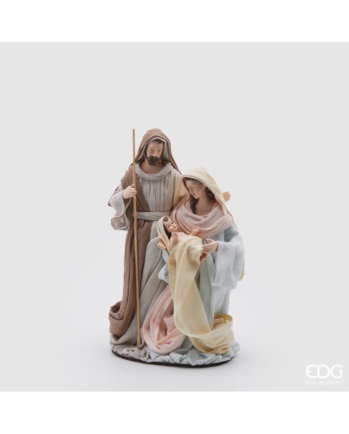 Natività "Lord" con base tessuto. col. multi. h. 28