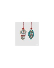 Decorazione "biscotto". h. 13 2 versioni. col. assortiti (il prezzo fa riferimento al singolo pezzo) Btand: edg
