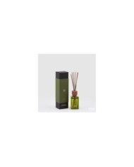 Profumatore bottiglia con tappo in legno. 120 ml. bastoncini inclusi. essenza: pepe nero-
