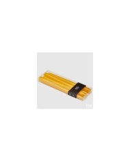 Candela stelo confezione con 4 pz. altezza: 25 col. giallo brand:edg