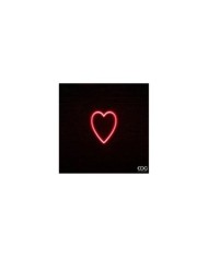 Neonled Cuore. bifacciale. 40x32 col. rosso. cavo di alimentazione 2 mt. trasf. Ip 44. 3.5 V-50/60Hz. 100-240V -