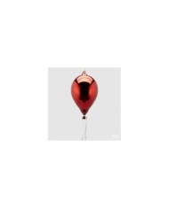 Decoro Palloncino. vetro. h. 24 diametro 15 col. rosso