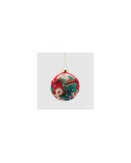 Sfera "dandy". vetro. diametro 10 col. rosso
