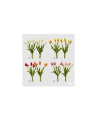 Mazzo Tulipano. lattice. con 5 fiori. h. 40 col. arancio(il prezzo fa riferimento al singolo mazzo rif. ARANCIO)