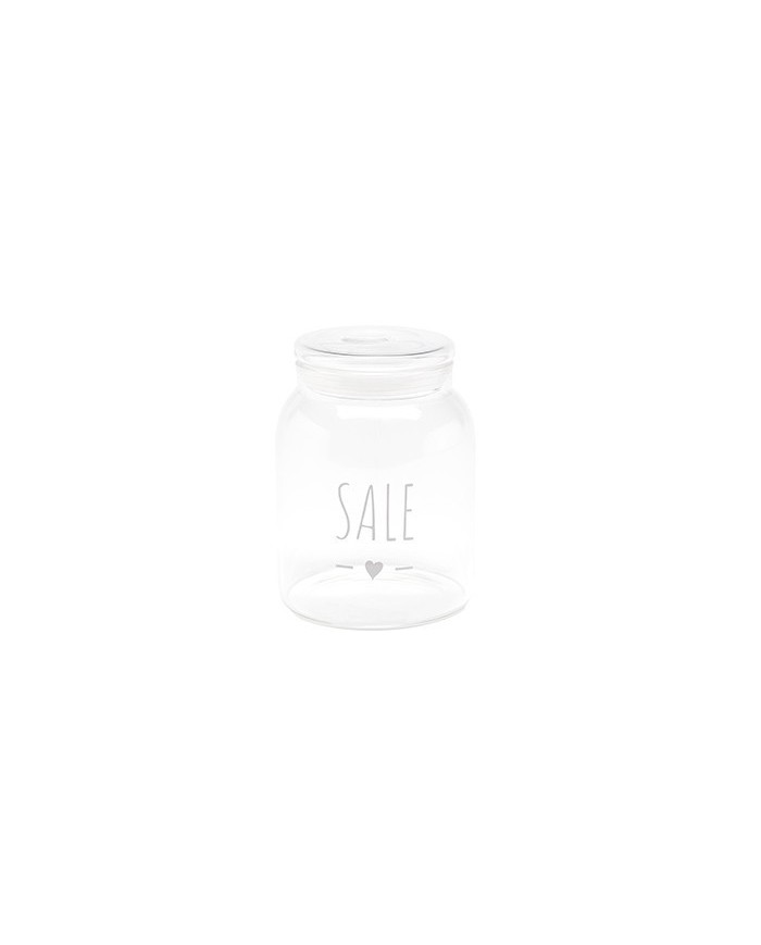 Vaso "sale". vetro borosilicato. 1300 ml