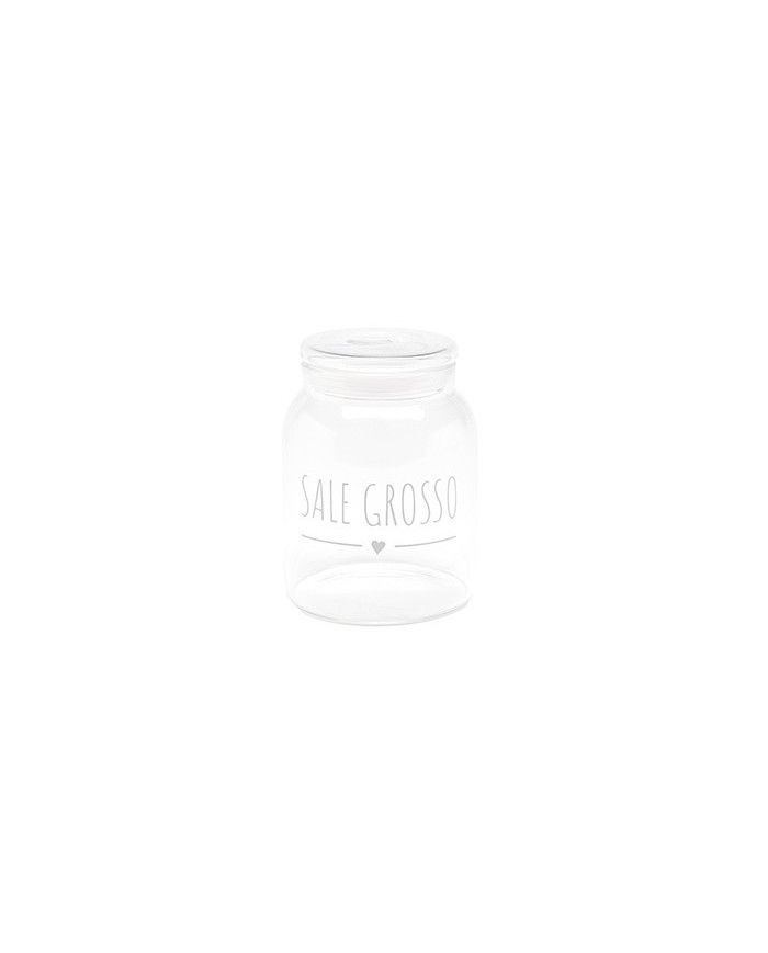 Vaso "sale grosso". vetro borosilicato. 1300 ml