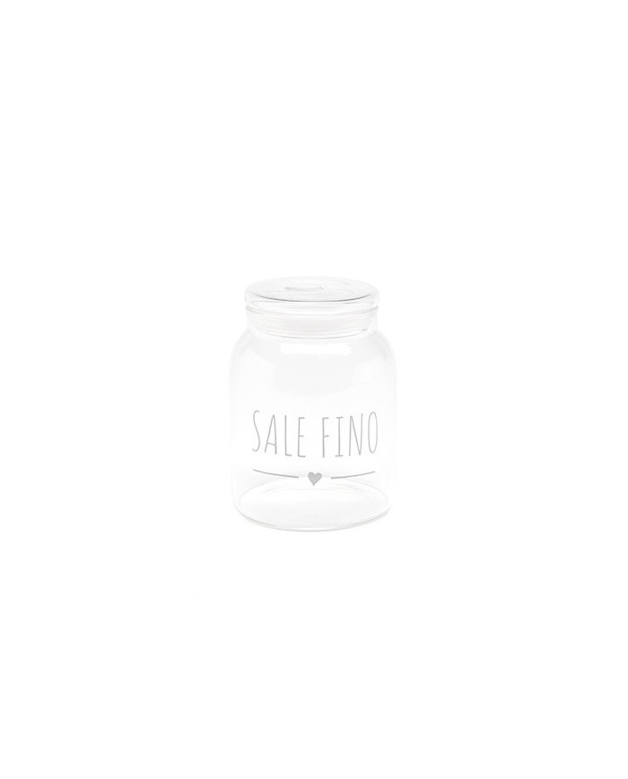 Vaso "sale fino". vetro borosilicato. 1300 ml