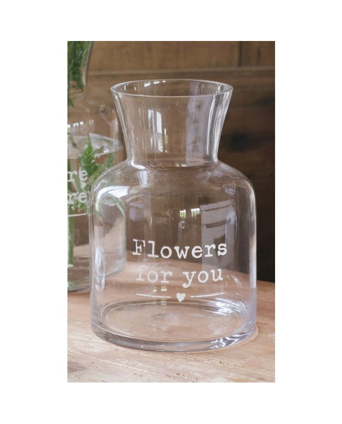 Vaso "flowers for you". vetro. 1522 cm