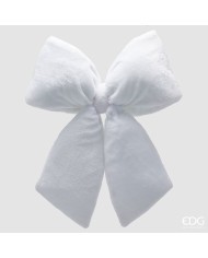 Fiocco Furry , tessuto, alt. 64 cm, l. 60 cm, col. bianco - Brand: edg