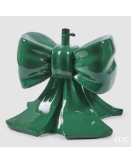 Base pino "fiocco", plastica", h. 57 cm, l. 50 cm, l. 50 cm, col. verde - edg