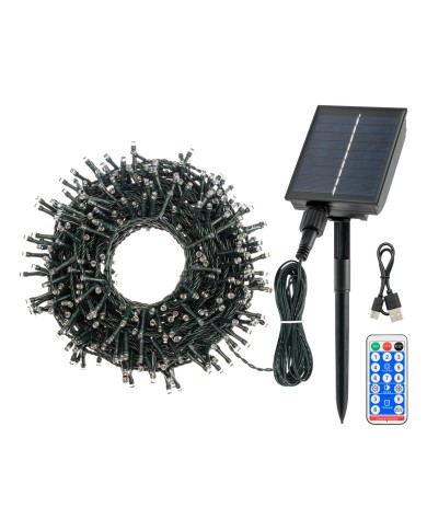 Catena solare, scp tl 400 led, lungh. 20 mt