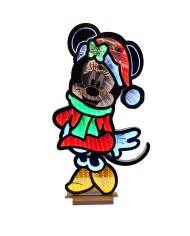 Mirror  lighting Minnie con sciarpa 40 cm