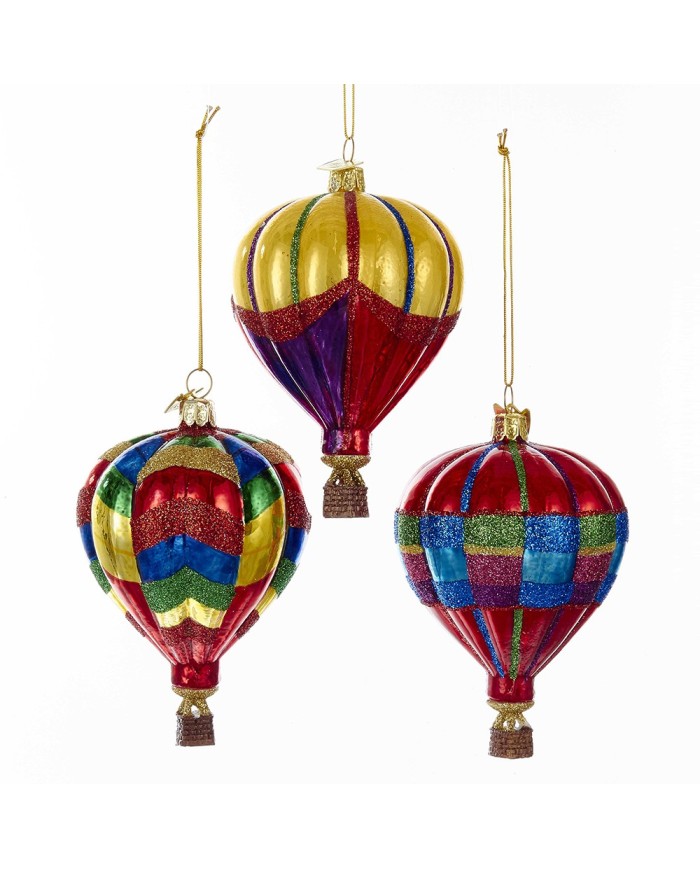 Decoro Mongolfiera, vetro, (il prezzo fa riferimento al singolo pezzo) Decoro Mongolfiera, vetro, (il prezzo fa riferimento al singolo pezzo)