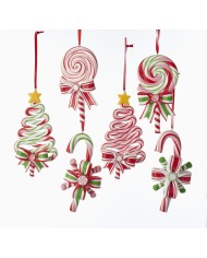 Decoro Bastoncino, albero, lollipop, resina (il prezzo fa riferimento al singolo pezzo)
