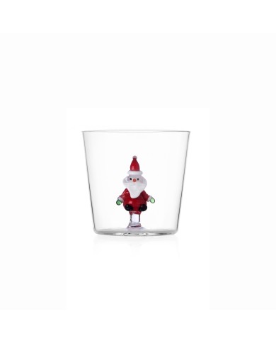 Bicchiere Tumbler, vetro borosilicato, babbo natale brand: Ichendorf