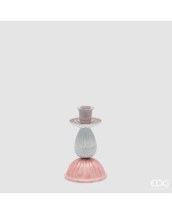 Portacandela Colormix, alt. 20 cm, diam. 12 cm, col. multi