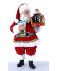 Babbo Natale con teatrino, 27.5 cm