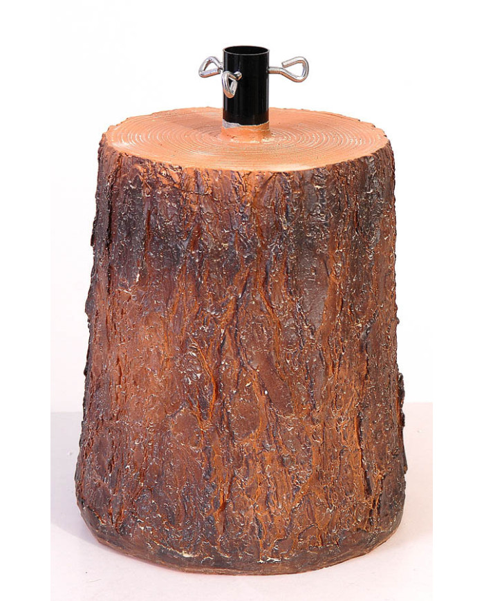 Base per albero effetto legno, 22x30 cm Base per albero effetto legno, 22x30 cm