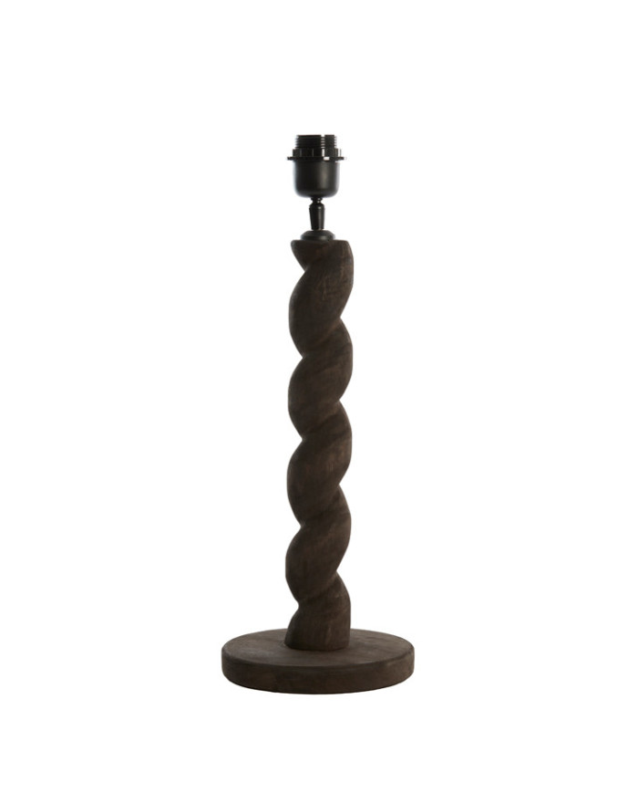 base lampada Nanno diam. 15 cm h. 45 cm, legno Mango