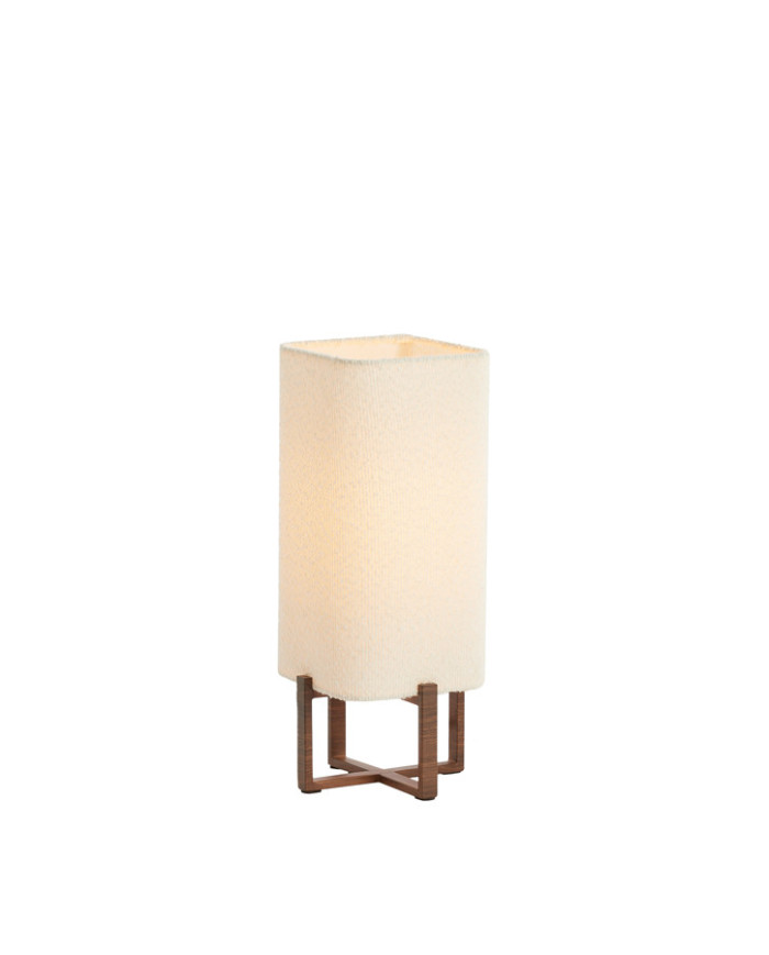 Lampada da tavolo WYN 16.5x16.5x39 cm , col.crema