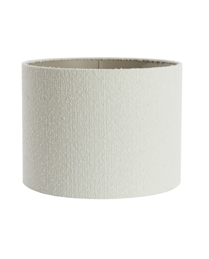 paralume cilindrico per lampada, 40-40-30 cm Bolero bianco