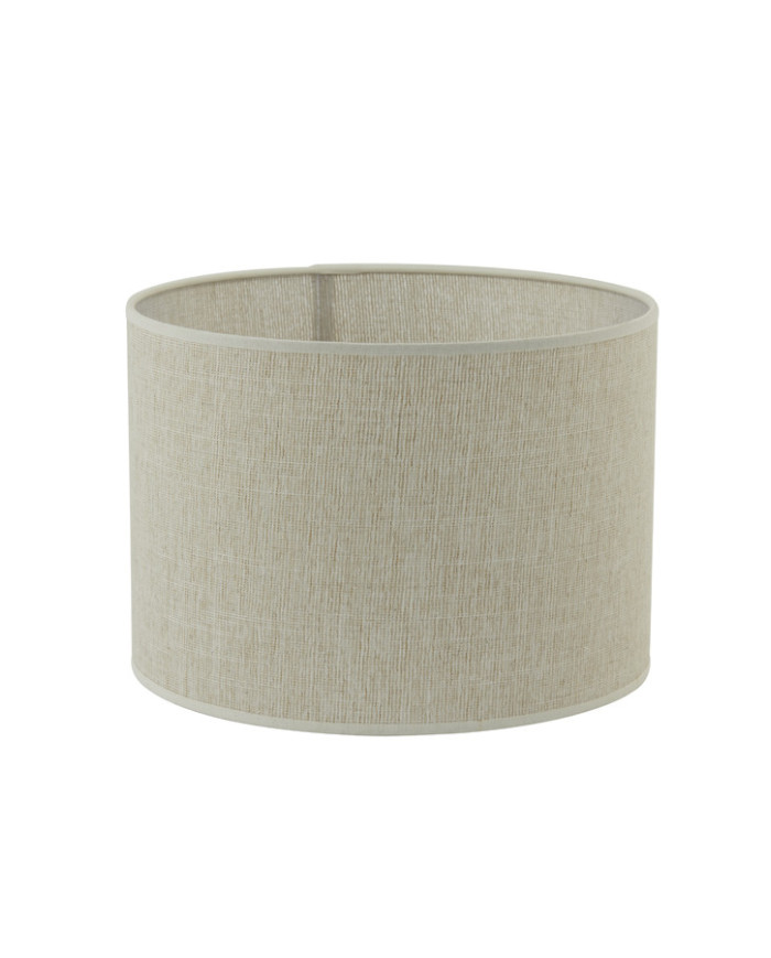 paralume cilindrico per lampada, 40-40-30 cm Breska col. bianco perla