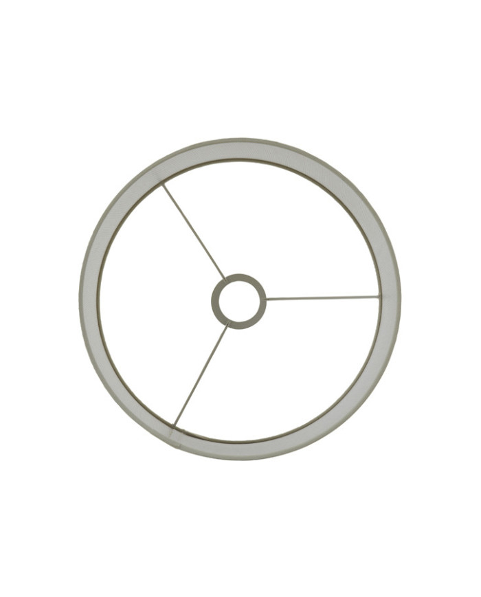 paralume cilindrico per lampada, 40-40-30 cm Breska col. bianco perla