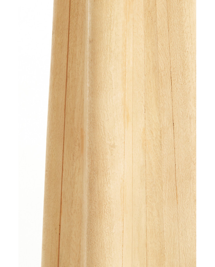 base lampada da terra 23x23x125 cm NAvelli  legno Mango naturale