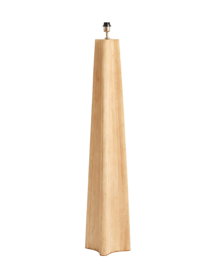 base lampada da terra 23x23x125 cm NAvelli  legno Mango naturale