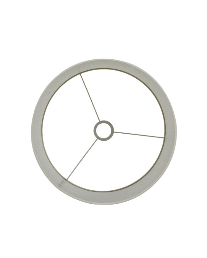 paralume cilindrico per lampada, 35-35-40 cm Breska bianco perla