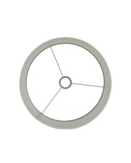 paralume cilindrico per lampada, 35-35-40 cm Breska bianco perla