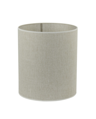 paralume cilindrico per lampada, 35-35-40 cm Breska bianco perla