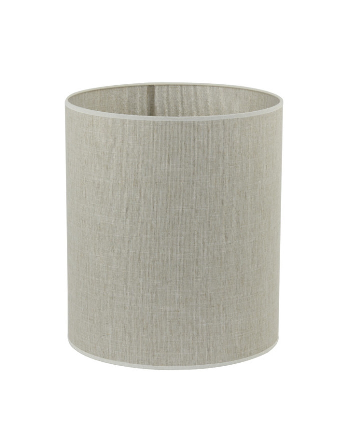 paralume cilindrico per lampada, 35-35-40 cm Breska bianco perla