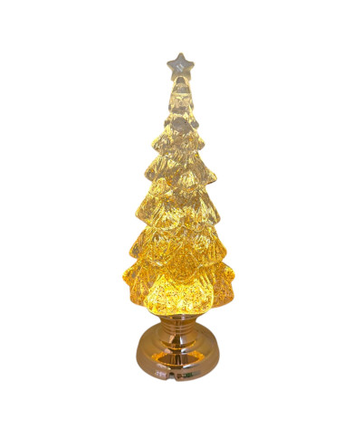 Albero di natale glitter led , h. 32 cm, batterie 3 aa non incluse Albero di natale glitter led , h. 32 cm, batterie 3 aa non incluse