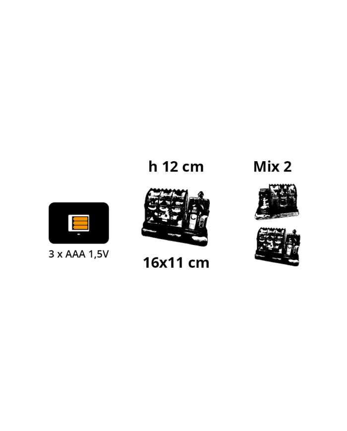 Paesaggio serra , led, 1611 cm, (il prezzo fa riferimento al singolo articolo)