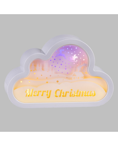 Nuvola luminosa , 20x13 cm, col. bianco, luce led calda, batterie 3xAA non incluse (il prezzo fa riferimento al singolo pezzo) Nuvola luminosa , 20x13 cm, col. bianco, luce led calda, batterie 3xAA non incluse (il prezzo fa riferimento al singolo pezzo)