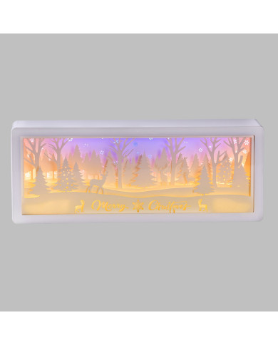 quadro luminoso, bianco, led caldo, 26x10 cm, 2 mod. disp., batterie 3xaa non incluse (il prezzo fa rif. al singolo articolo quadro luminoso, bianco, led caldo, 26x10 cm, 2 mod. disp., batterie 3xaa non incluse (il prezzo fa rif. al singolo articolo