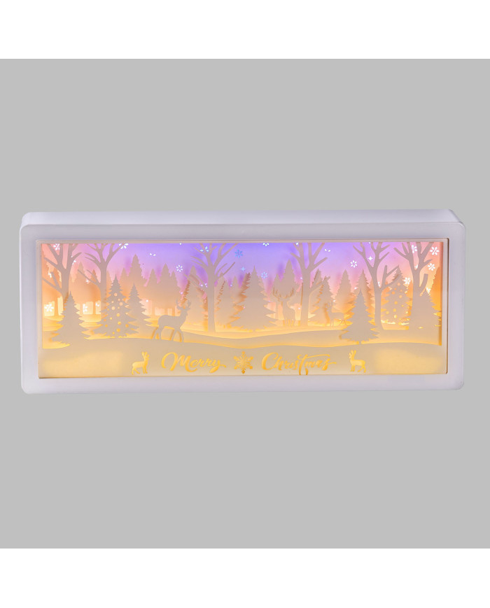 quadro luminoso, bianco, led caldo, 26x10 cm, 2 mod. disp., batterie 3xaa non incluse (il prezzo fa rif. al singolo articolo quadro luminoso, bianco, led caldo, 26x10 cm, 2 mod. disp., batterie 3xaa non incluse (il prezzo fa rif. al singolo articolo